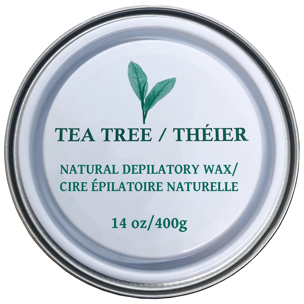 SHARONELLE® Cire épilatoire naturelle - Théier - 14 oz *PRIX SPÉCIAL À L'ACHAT DE 24 & PLUS*