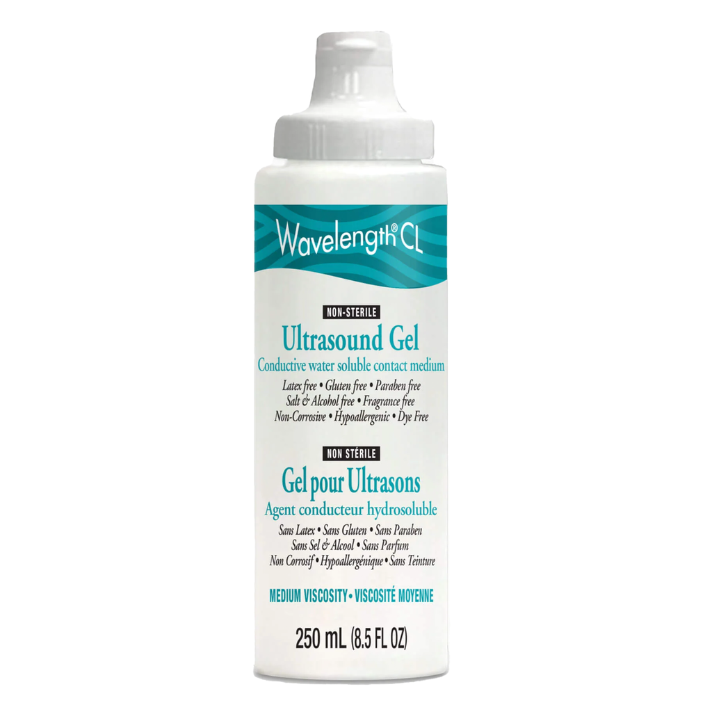 WAVELENGTH® Clear Multi-Purpose Ultrasound Gel 250 ml 