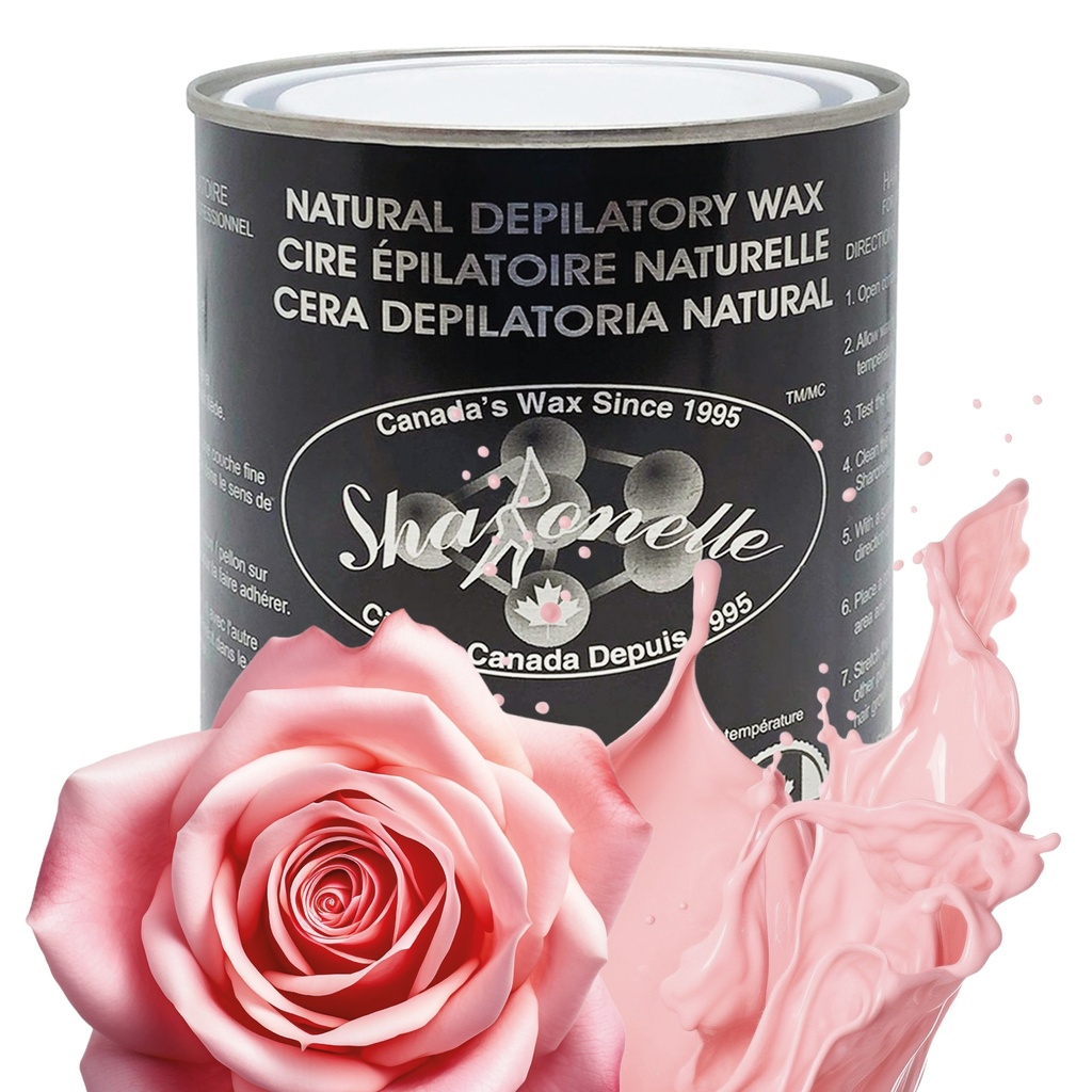 SHARONELLE® Cire Tiède 18 oz - Crema Rosa- *PRIX SPÉCIAL À L'ACHAT DE 24 & PLUS*