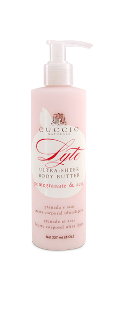 CUCCIO NATURALÉ Ultra Sheer Lyte butter - Pomegranate & Acai - 8oz