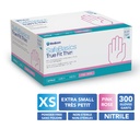 MEDICOM® SafeBasics™ True Fit Thin™ Gants en nitrile texturés sans poudre - Très petit (300) Rose