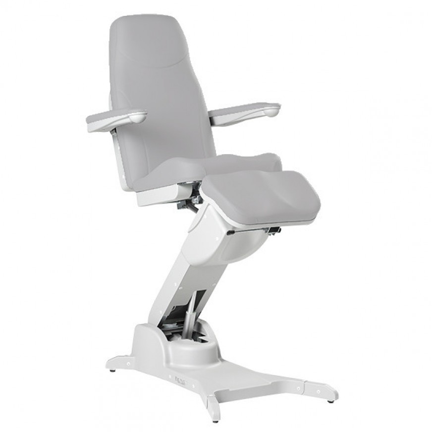 BENTLON® Fauteuil Podo Platinum TELE avec support jambes simple - Blanc