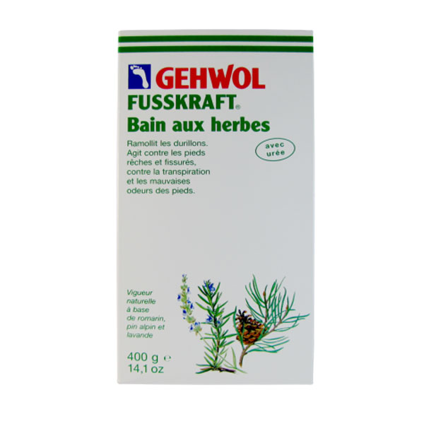 GEHWOL® FUSSKRAFT® Sel de bain aux herbes 400 g