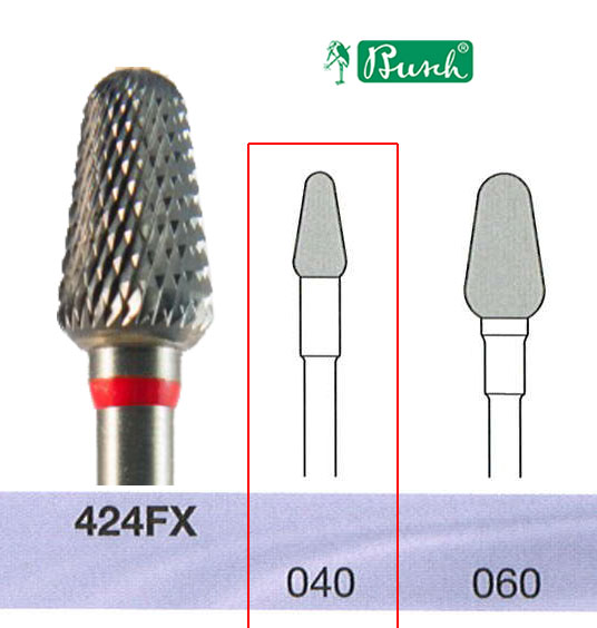 BUSCH® Carbide bur - Fine double cut
