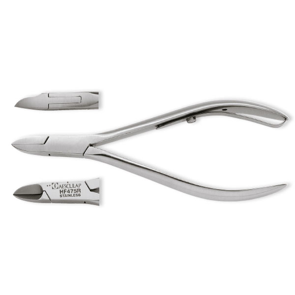 AESCULAP® Simple spring nail nipper - straight jaw