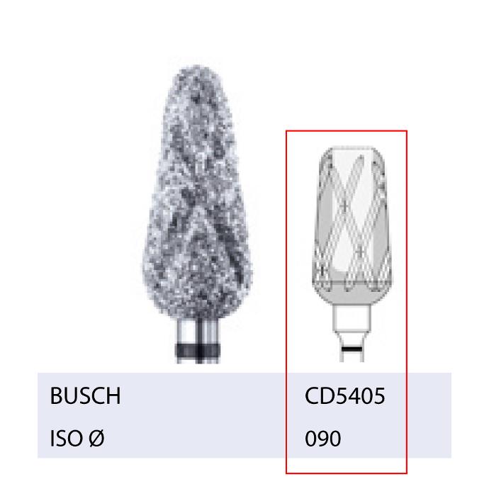 BUSCH® Hollow Diamond Bur - Super coarse grit (CD-Version)