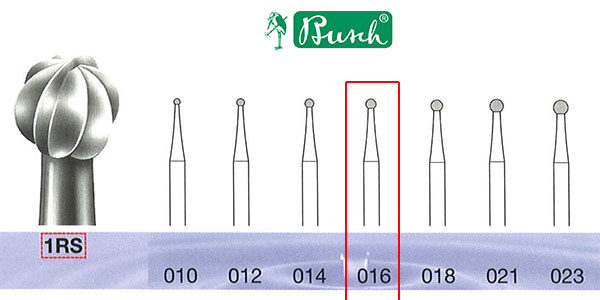 BUSCH® Stainless Steel Bur (spherical)