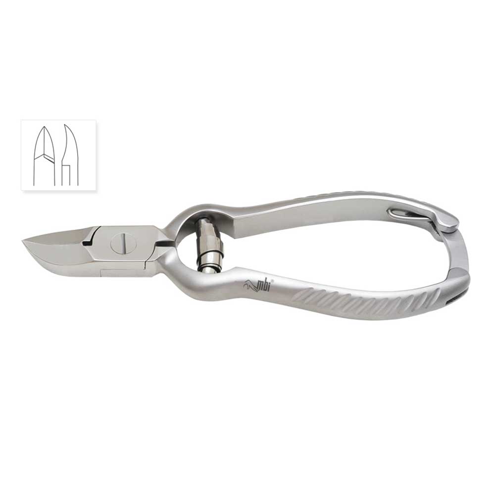 MBI® Barrel spring nail nipper - concave jaw 5½''