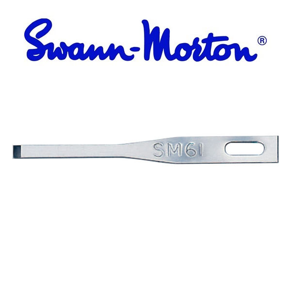 SWANN-MORTON Lame en acier inoxydable Nº61 pour manche 14-401 (25 / caisse)