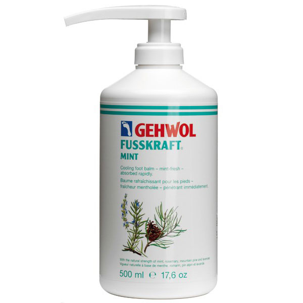 GEHWOL® FUSSKRAFT® Menthe (avec pompe) 500 ml