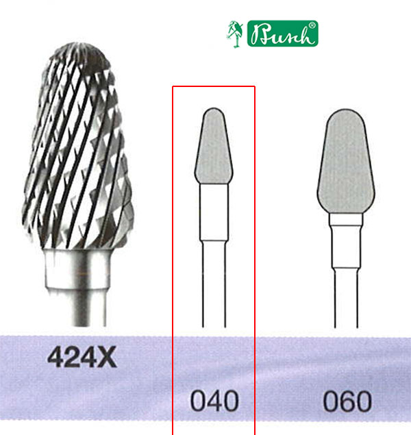 BUSCH® Carbide bur - Medium cross cut