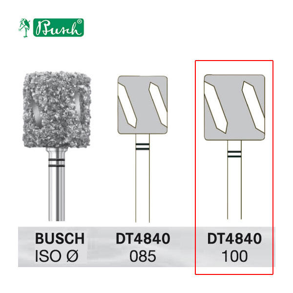 [2DT4840100] *BUSCH® Fraise en diamant - Grain méga gros (DiaTWISTER)