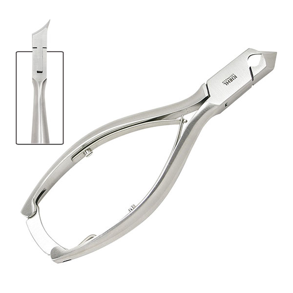 [13039-14CM] KIEHL® Pince à ongles à double ressort - mors obliques simples