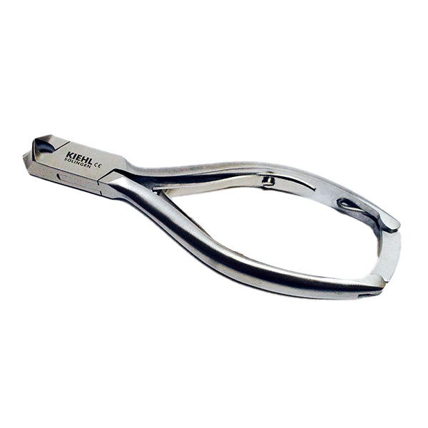 [130421-13CM] KIEHL® Double spring nail nipper - short oblique jaw