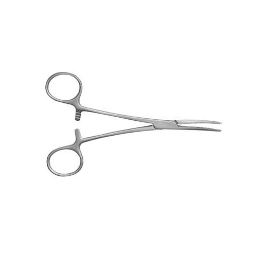 [1M18-0340 - 11834] ALMEDIC® Curved forceps Kelly in stainless steel 5 1/2 "