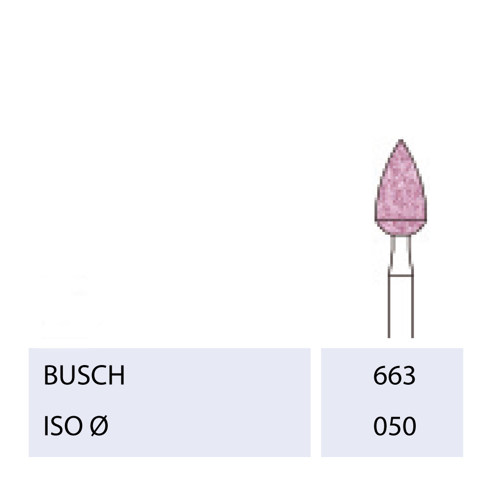 [2663050] *BUSCH® Fraise en corindon affinée (rose)