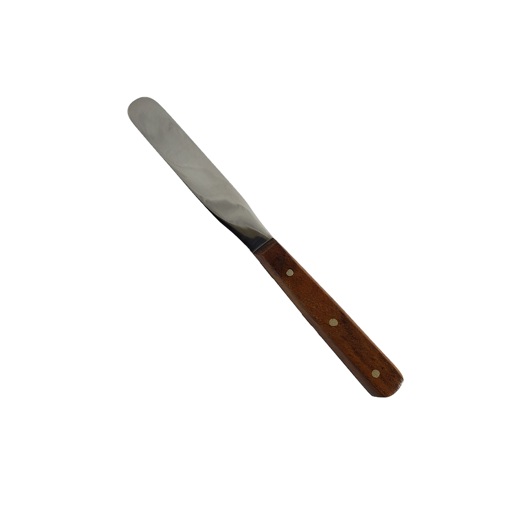 [1MBI-362] MBI® Spatule en acier inoxydable avec manche en bois