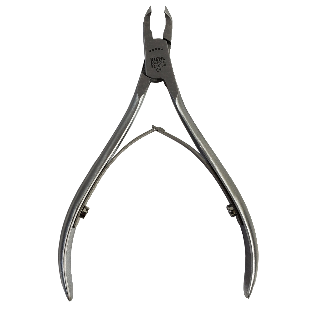 [13110-10CM] KIEHL® Double spring cuticle nipper - straight cuttin edge 3mm