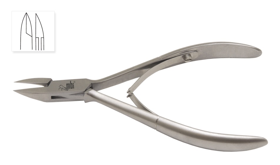 [1MBI-212] MBI® Ingrown Nail Nipper Standard Jaw Double Spring - Size 5″