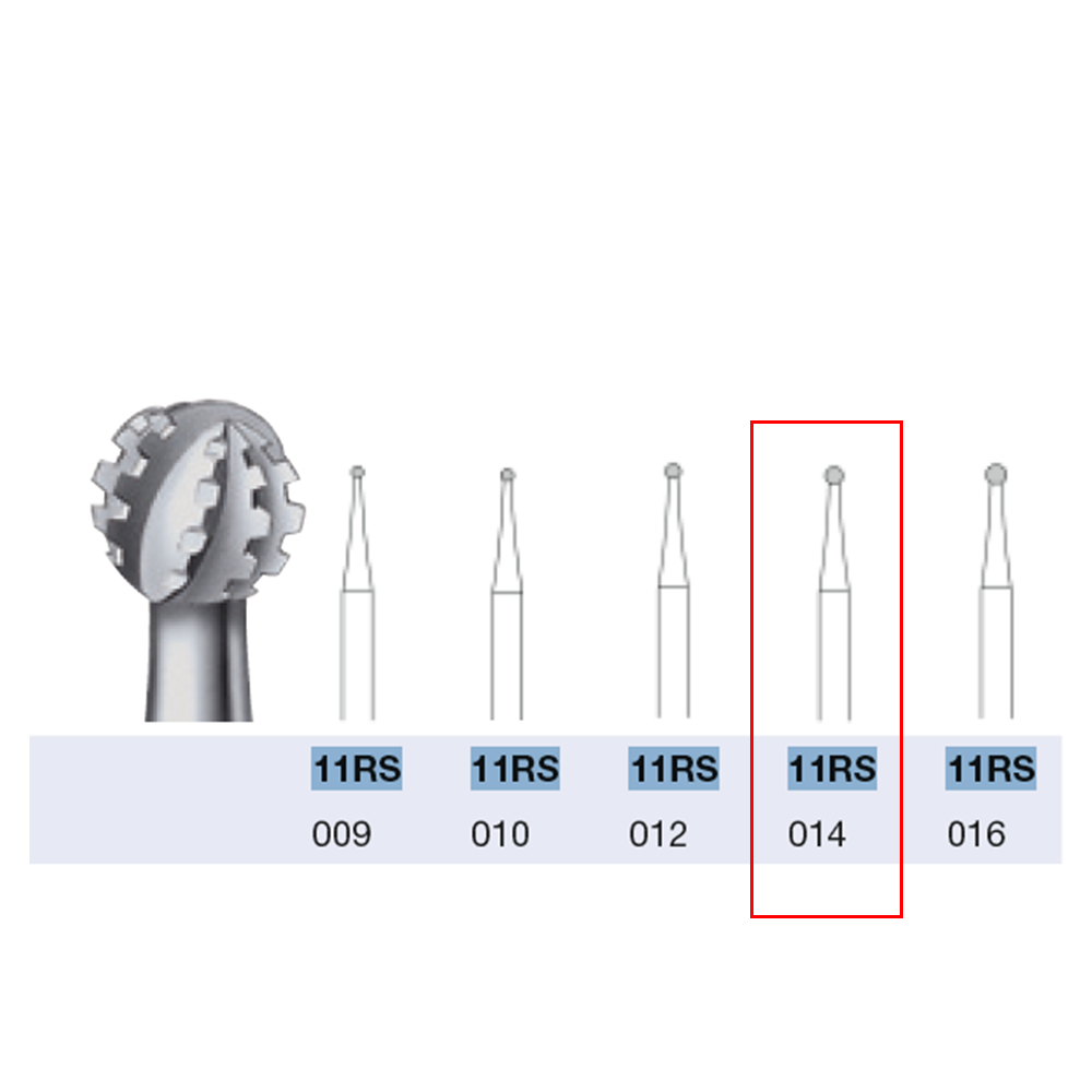 [211RS014] BUSCH® Stainless Steel Bur (spherical)