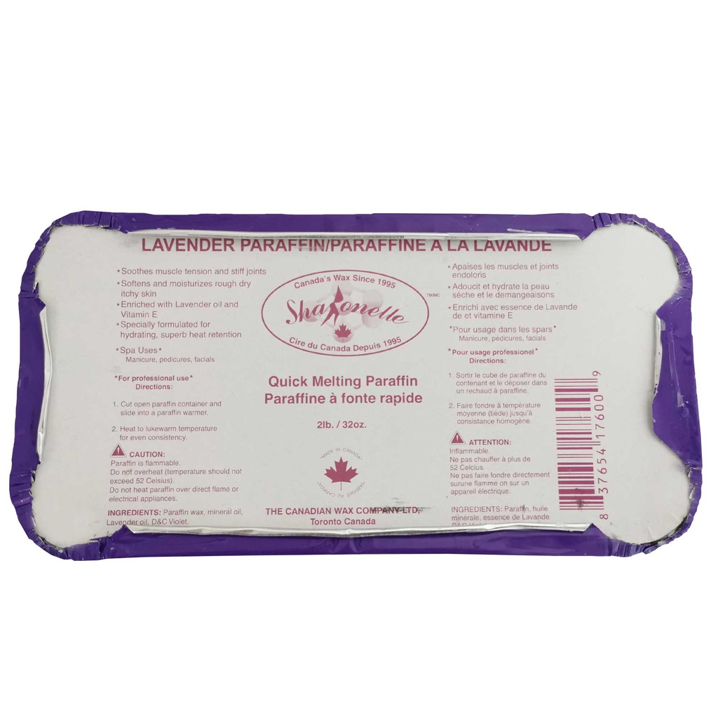 [PARAF2-LAV] SHARONELLE® Paraffine 2 Lbs - Lavande